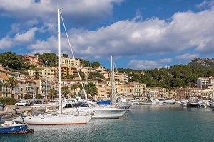 Fishing Port Prints: Port of Soller, Mallorca, Balearic Islands, Spain