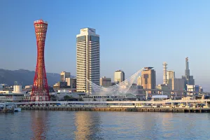 Images Dated 25th April 2018: Port Tower and Maritime Museum, Kobe, Kansai, Japan