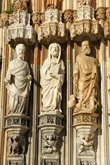 Images Dated 24th May 2011: Detail of the portal of Batalha Monastery, a UNESCO World Heritage Site. Portugal