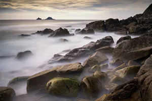 Devonshire Prints: Porth Naven, Cornwall, England