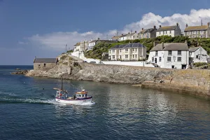 Porthleven Harbor, Cornwall, England