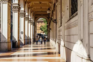 Porticoes of Bologna, listed for Unesco World Heritage site. Emilia Romagna, Italy