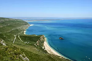 Mediterranean Maquis Collection: Portinho beach at the Arrabida Nature Park. Setubal, Portugal