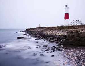Edge Prints: Portland Bill lighthouse built in1906, Portland Bill, Dorset, UK