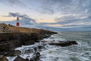 English Channel Prints: Portland Bill lighthouse, Isle of Portland, Jurassic coast, Dorset, England, UK