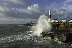 Images Dated 17th February 2021: Portland Bill Lighthouse, Isle of Portland, Jurassic Coast World Heritage Site, Dorset