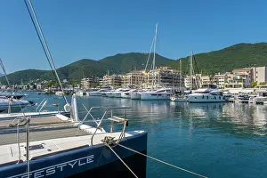 Tivat Prints: Porto Montenegro, Tivat, Bay of Kotor, Montenegro