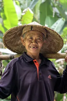 Face Prints: Portrait of a local woman, Bali, Indonesia