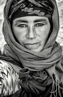 Tinerhir Prints: Portrait of a nomad woman, Todra Gorge, Tinerhir, Morocco