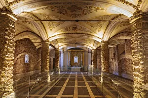 Portugal, Alentejo, Evora, Chapel of bones (Capela dos Ossos)