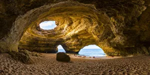 Portugal, Algarve, Faro district, Lagoa, Benagil Caves