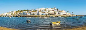 River Bank Prints: Portugal, Algarve, Faro district, Lagoa, Ferragudo