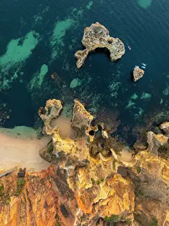 Straight Down Prints: Portugal, Algarve, Lagoa, Praia do Camilo