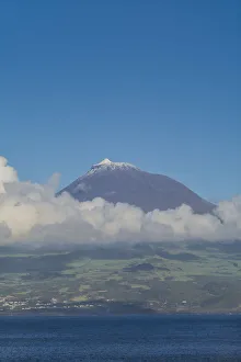 Portugal, Azores, Faial Island, Horta, the summit of the Pico Volcano