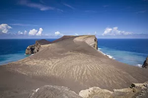Portugal, Azores, Faial Island, Capelinhos, Capelinhos Volcanic Eruption Site, elevated