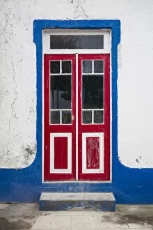 Portugal, Azores, Pico Island, Calheta de Nesquim, village building
