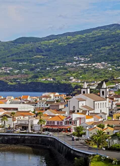 Portugal, Azores, Pico, Lajes do Pico, General view