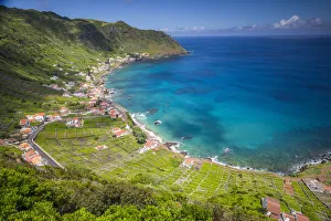 Images Dated 31st October 2017: Portugal, Azores, Santa Maria Island, Sao Lourenco with the Baia do Sao Lourenco bay