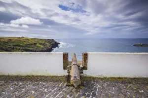 Santa Maria Prints: Portugal, Azores, Santa Maria Island, Vila do Porto, Forte de Sao Bras fort