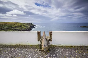 Images Dated 31st October 2017: Portugal, Azores, Santa Maria Island, Vila do Porto, Forte de Sao Bras fort