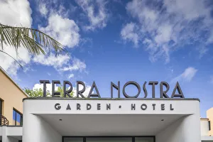 Portugal, Azores, Sao Miguel Island, Furnas, Terra Nostra Garden Hotel, art-deco style