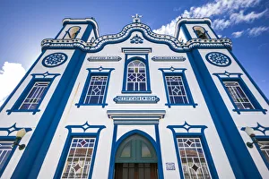 Portugal, Azores, Terceira Island, Praia da Vitoria, Igreja do Santo Cristo church