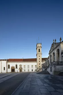 Images Dated 10th September 2020: Portugal, Centro, Coimbra. The Paco das Escolas (main courtyard) of the university