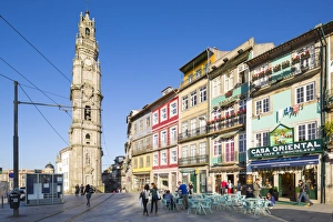 Oporto Prints: Portugal, Douro Litoral, Porto. Clerigos Tower in the UNESCO World Heritage listed