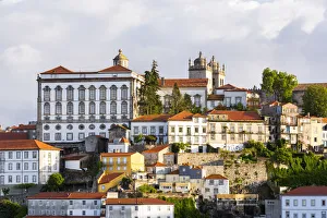 Portugal, Douro Litoral, Porto. An early morning view of the Episcopal Palace