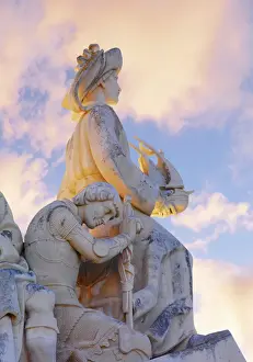 Portugal, Lisbon, Belem, Monument to the Discoveries (Padrao dos Descobrimentos)