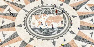 Belem Prints: Portugal, Lisbon, Belem, Padrao dos Descobrimentos (Monument to the Discoveries)
