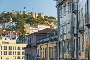 Images Dated 10th January 2019: Portugal, Lisbon, Sao Jorge Castle from the city center