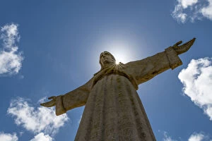 Portugal, Lisbon, Setubal, Cristo Rei or Christ the King statue
