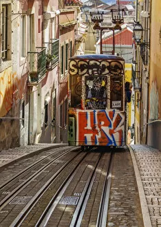 Images Dated 19th January 2017: Portugal, Lisbon, View of the Bica Funicular
