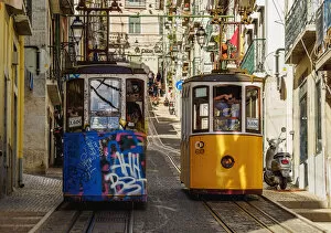 Images Dated 19th January 2017: Portugal, Lisbon, View of the Bica Funicular
