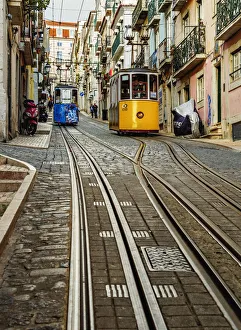 Images Dated 19th January 2017: Portugal, Lisbon, View of the Bica Funicular