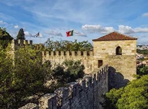 Images Dated 19th January 2017: Portugal, Lisbon, View of the Sao Jorge Castle