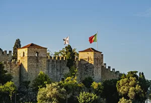 Images Dated 19th January 2017: Portugal, Lisbon, View of the Sao Jorge Castle