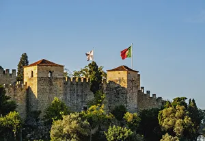 Images Dated 19th January 2017: Portugal, Lisbon, View of the Sao Jorge Castle