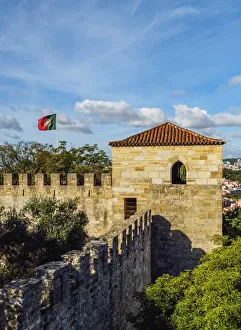 Images Dated 19th January 2017: Portugal, Lisbon, View of the Sao Jorge Castle