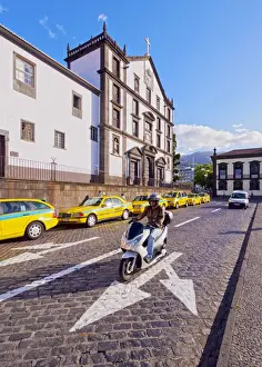 Taxis Prints: Portugal, Madeira, Funchal, Jesuit College and Church on Praca do Municipio, part
