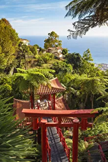 Images Dated 27th January 2020: Portugal, Madeira, Funchal, Monte, Monte Palace Tropical Garden, Oriental Gardens