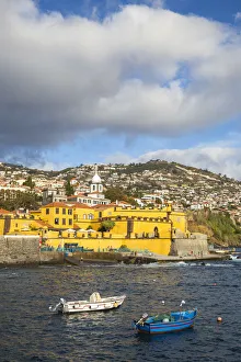 Portugal, Madeira, Funchal, View of Sao Tiago Fort
