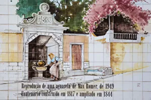 Images Dated 27th January 2020: Portugal, Madeira, Funchal, Wall Tiles