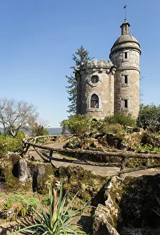 Images Dated 3rd May 2023: Portugal, Oporto, Forjaes, Quinta de Curvos, Tower inside the property