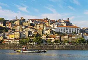 Portugal, Porto, Boat on river Douro