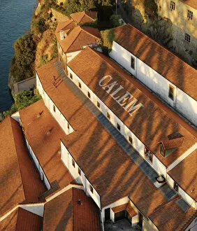 Portugal, Porto, Calem port cellars overview