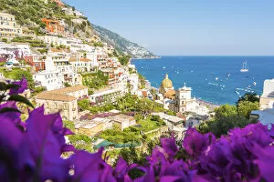 Images Dated 24th September 2020: Positano, Amalfi Coast, Gulf of Salerno, Salerno province, Campania, Italy