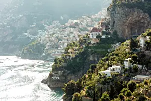 Campania Prints: Positano, Amalfi Coast, Salerno Province, Campania, Italy