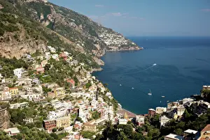 Positano Prints: Positano, Amalfi Coast, Salerno Province, Campania, Italy